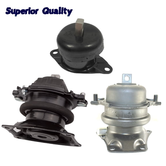 CF Advance For 08-12 Honda Accord Sedan/ Auto Trans Coupe 3.5L Engine Motor Mount Set 3PCS 2008 2009 2010 2011 2012 65028EL 4575EL 65003