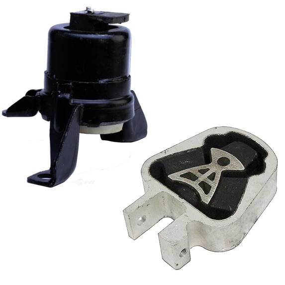 CF Advance For 13-17 Ford Fusion 2.5L 2.7L Front and Torque Strut Lower Engine Motor Mount 203336 5606 Set of 2PCS 2013 2014 2015 2016 2017