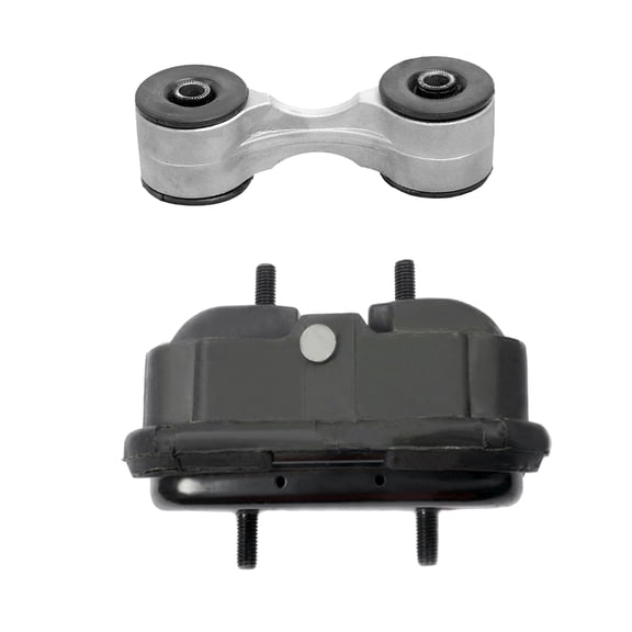CF Advance For 88-91 Pontiac 6000 2.5L FWD AWD Front Right and Rear Engine Motor Mount Set 2pcs 1988 1989 1990 1991 2548 2396