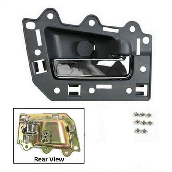 CF Advance Rear Right Inside Door Handle BJ0008-NS For 05 Jeep Gray Chrome Bolt