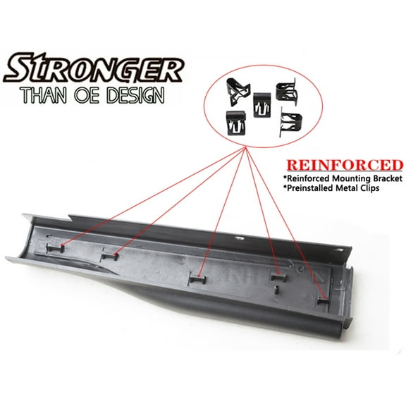 CF Advvance For 08-16 Ford F-250 F-350 F-450 Super Duty Right Side Upgarded Flex Step Tailgate Molding Trim Cap 8C3Z-9941018-AA 2008 2009 2010 2011 2012 2013 2014 2015 2016