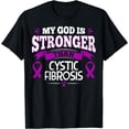 thumbnail image 1 of CF Awareness Ribbon Gift for Cystic Fibrosis Patients T-Shirt, 1 of 4