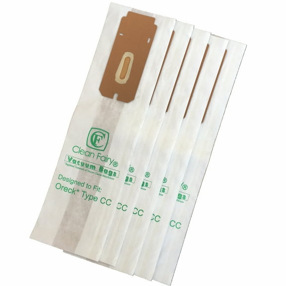 CF Clean Fairy 12pack Compatible with Oreck CCPK8DW Type CC Vacuum Cleaner Bags
