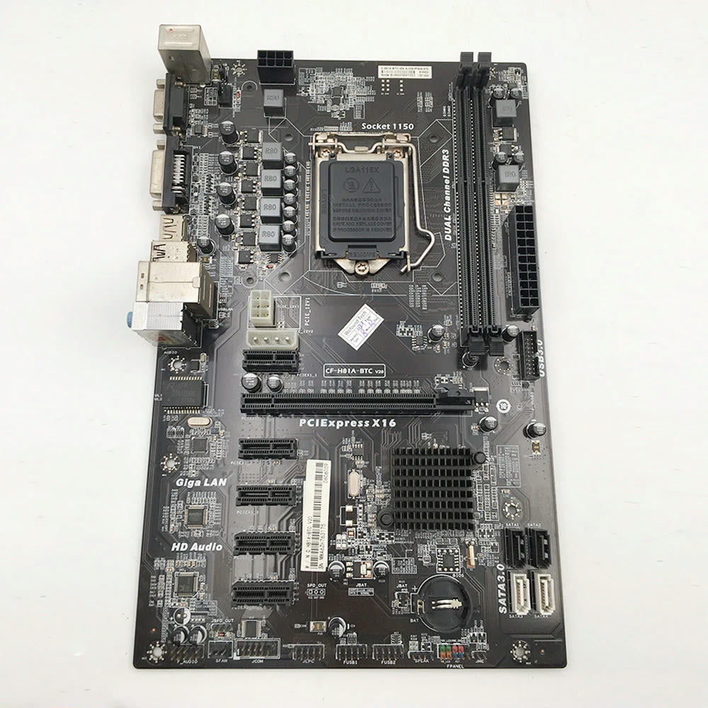 CF-H81A-BTC For 6GPU 6PCI-E LGA 1150 DDR3 H81 Motherboard