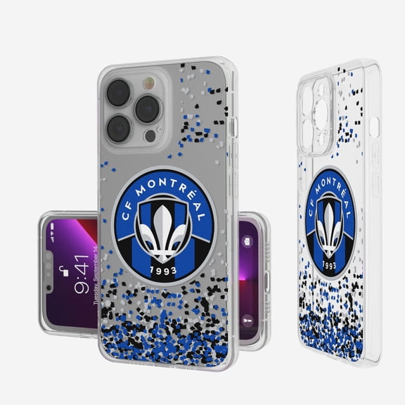 CF Montreal iPhone Confetti Design Clear Case