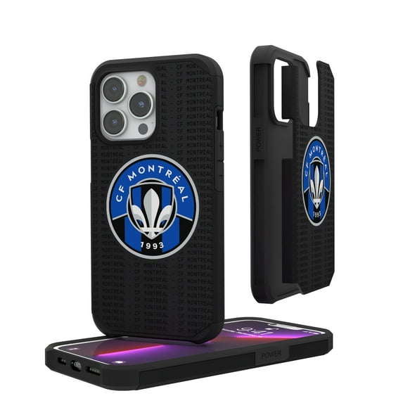 CF Montreal iPhone Text Backdrop Rugged Case