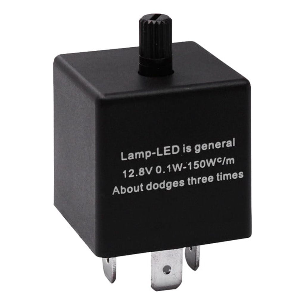 CF13 3 Pin Adjust 12V LED Flasher Relay Car Turn Signal Indicator