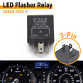 thumbnail image 1 of CF13-JL02 LED Flasher Relay Fix Hyper Flash Turn Signal Decoder Load Equalizers, 1 of 6
