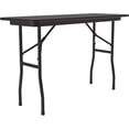 thumbnail image 1 of Correll 18"W x 48"D Melamine Top Folding Table in Black Granite, 1 of 3