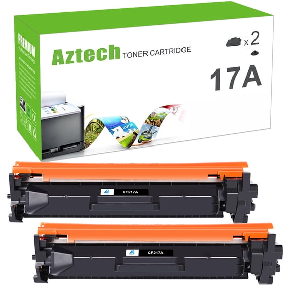 CF217A 17A Toner Cartridge Black Compatible for HP 17A CF217A HP Laserjet MFP M130nw M130fw M102w M130fn M102a M130a MFP M130 M102 Series Printer Ink (2-Pack)
