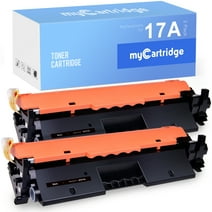 CF217A 17A Toner Cartridges Compatible with HP Laserjet Pro M102w M130nw M130fw M130fn M102a M130a Pro MFP M130 M102 Printer, 2 Black