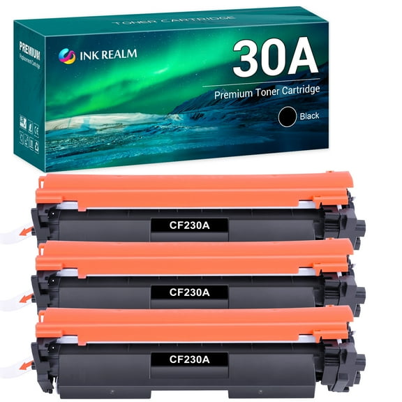 CF230A 30A Compatible Toner Cartridge for HP CF230A 30A for Laserjet Pro MFP M227fdw M203dw M227fdn M203d M203dn M227sdn Printer (Black, 3-Pack)
