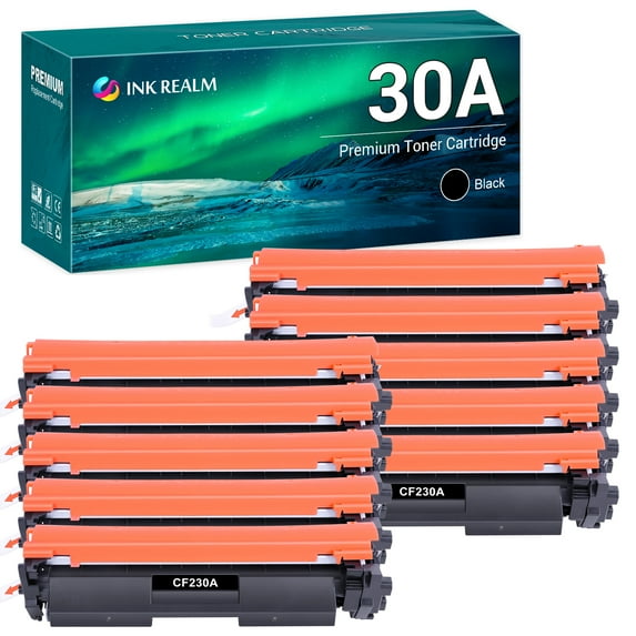 CF230A 30A Compatible Toner for HP CF230A 30A for Laserjet Pro MFP M227fdw M203dw M227fdn M203d M203dn M227sdn Printer (Black, 10-Pack)