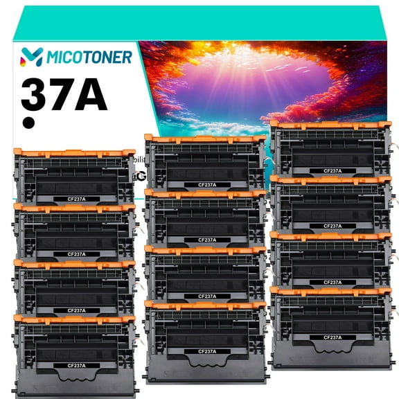 CF237A Compatible 37A Black Toner Cartridge for HP CF237A 37A 37X CF237X Work with Enterprise M607dn M608dn M608x M609x MFP M631 M632 M633 Printer Ink
