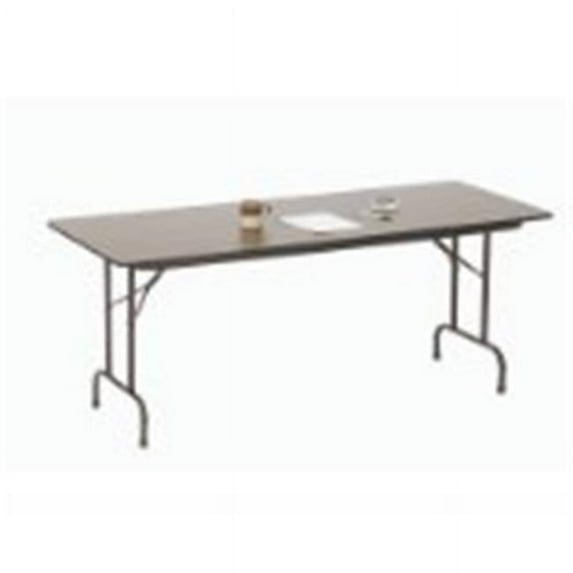 CF2448M Melamine Top Folding Table - WALNUT - 24 in. x 48 in.