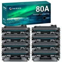 CF280A | CF280AD1 Compatible 80A Toner Cartridge Replacement for HP 80A CF280A CF280X LaserJet Pro M401a M401dn M401dw M401dne MFP M425dn M425dw Printer High Yield Ink (Black, 8-Pack)