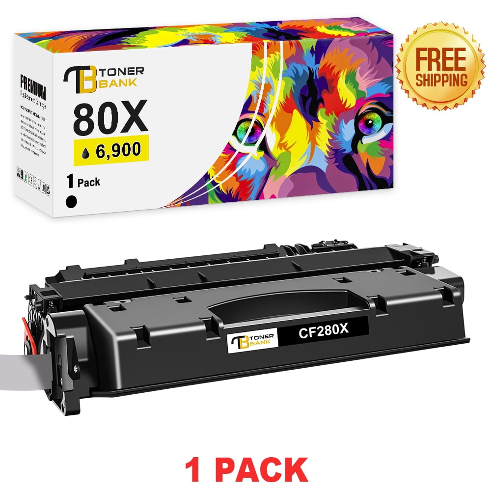 CF280X 80X Black Toner Cartridges with Chip Compatible for HP Laserjet ...