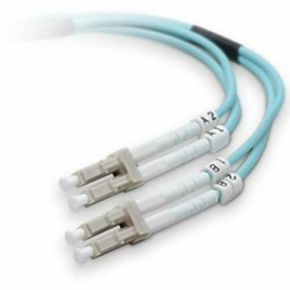 CF410-LCLC1M - FIBER OPTIC PATCH CORD LC-LC 1M DUPLEX MM OM4 50/125UM OFNR BLU