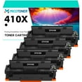 thumbnail image 1 of CF410X Compatible 410X Toner Cartridge Replacement for HP 410X 410A CF410X CF411X CF412X CF413X to use with Color Laserjet Pro MFP M477fdw M477fdn M477fnw Pro M452dn M452nw M452dw Toner Ink (4 Pack), 1 of 6