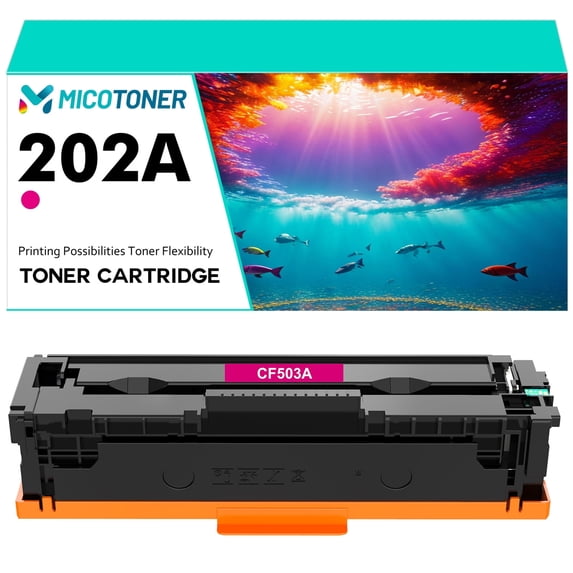 CF503A 202A 1-Pack Compatible Toner Cartridge for CF503A 202A Color LaserJet Pro M254dw M254dn M254nw Printer (Magenta)