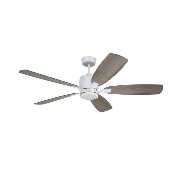 CF5300SW-Emerson Fans-Ion Eco - 44 Inch 5 Blade Ceiling Fan with Light Kit Satin White Finish with