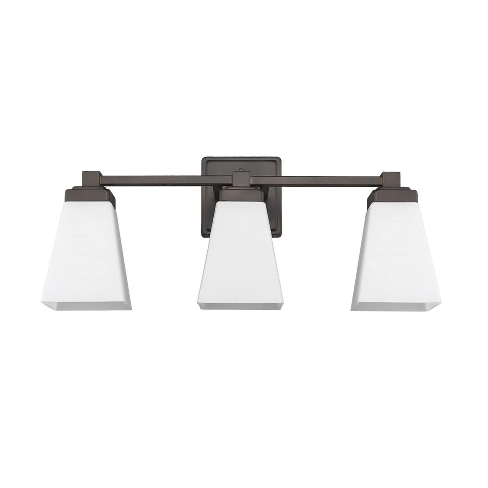 CFC Enterprises 3-light Updated Modern Bronze Bathroom Vanity Light ...