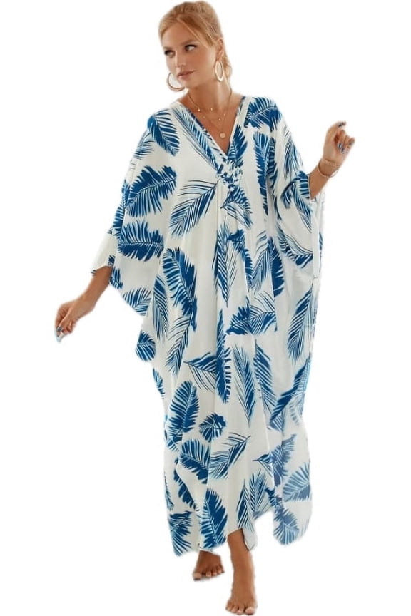Caftans for Women Plus size Beach Maxi Dresses Swimsuit Cover Up Kaftan Swimwear
