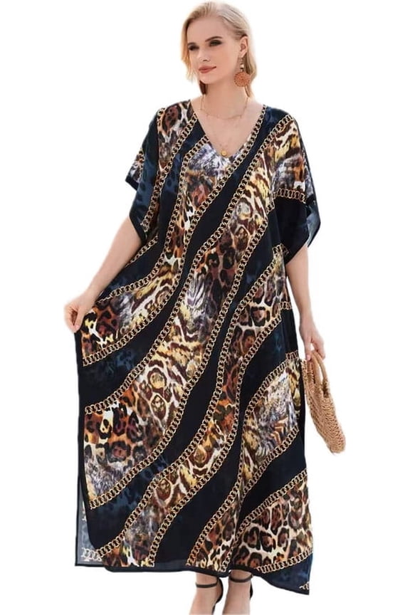 Women Kaftan Plus Size Moo Moo for Women Cover ups Maxi Long Caftan Swimsuit Bathing Suit Cover Up