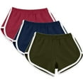 thumbnail image 1 of CFDRFGH 3 Pack: Womens Cotton Yoga Dance Shorts Summer Hiking Cycling Shorts Dolphin Soft and Comfortable Fitness Shorts, 1 of 6
