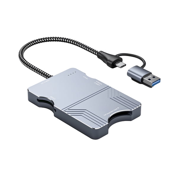 CFEB Card Reader 10GB Fast Data Handling for SD3.0 Cards Plugs Play Functionality Travel Friendly