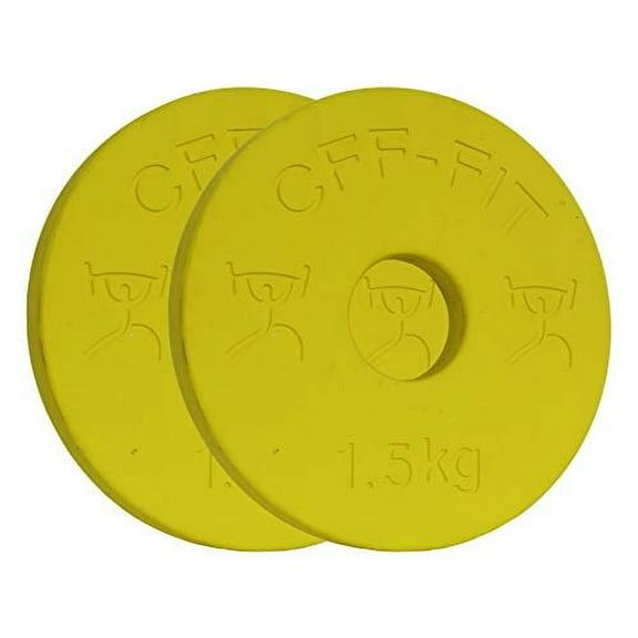CFF 1.5 kg Competition Rubber Fractional Weight Plates - Pair