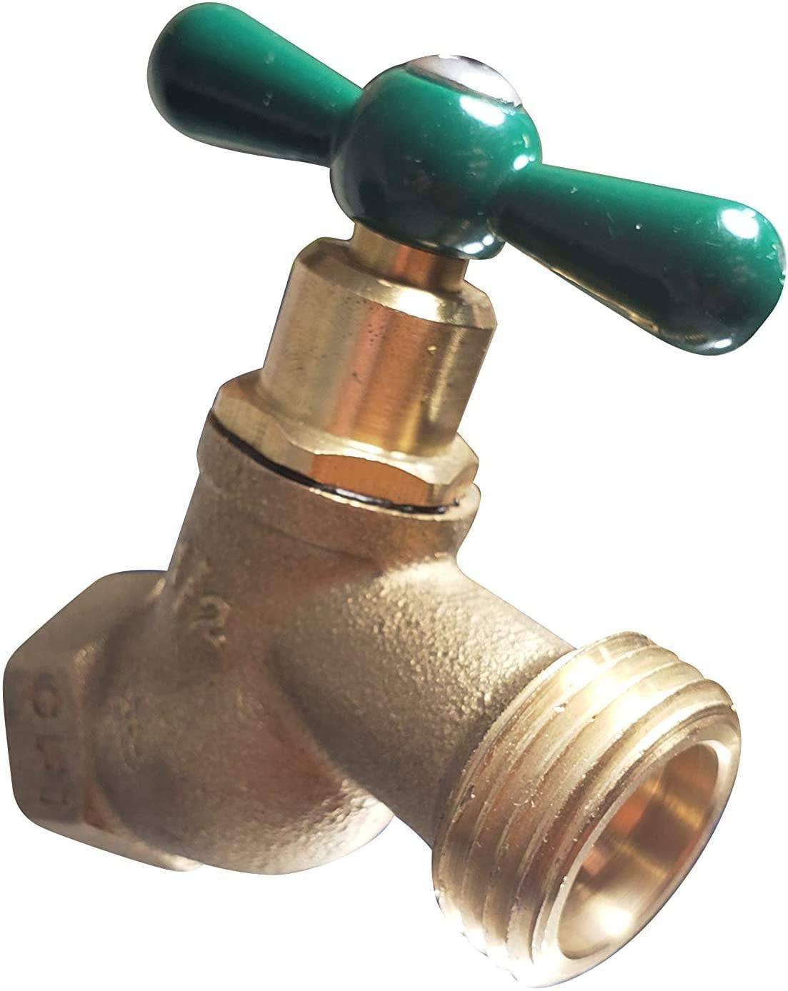 Arrowhead Heavy Duty Red Brass No-Kink Hose Bibb