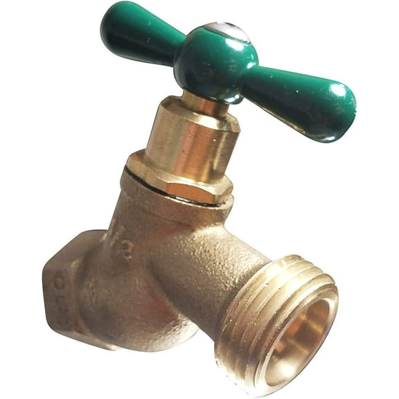 CFI 1/2" FIP Arrow Brass Style Lead Free Brass Heavy Duty No-Kink Multi-turn Hose Bibb (1/2" Female)