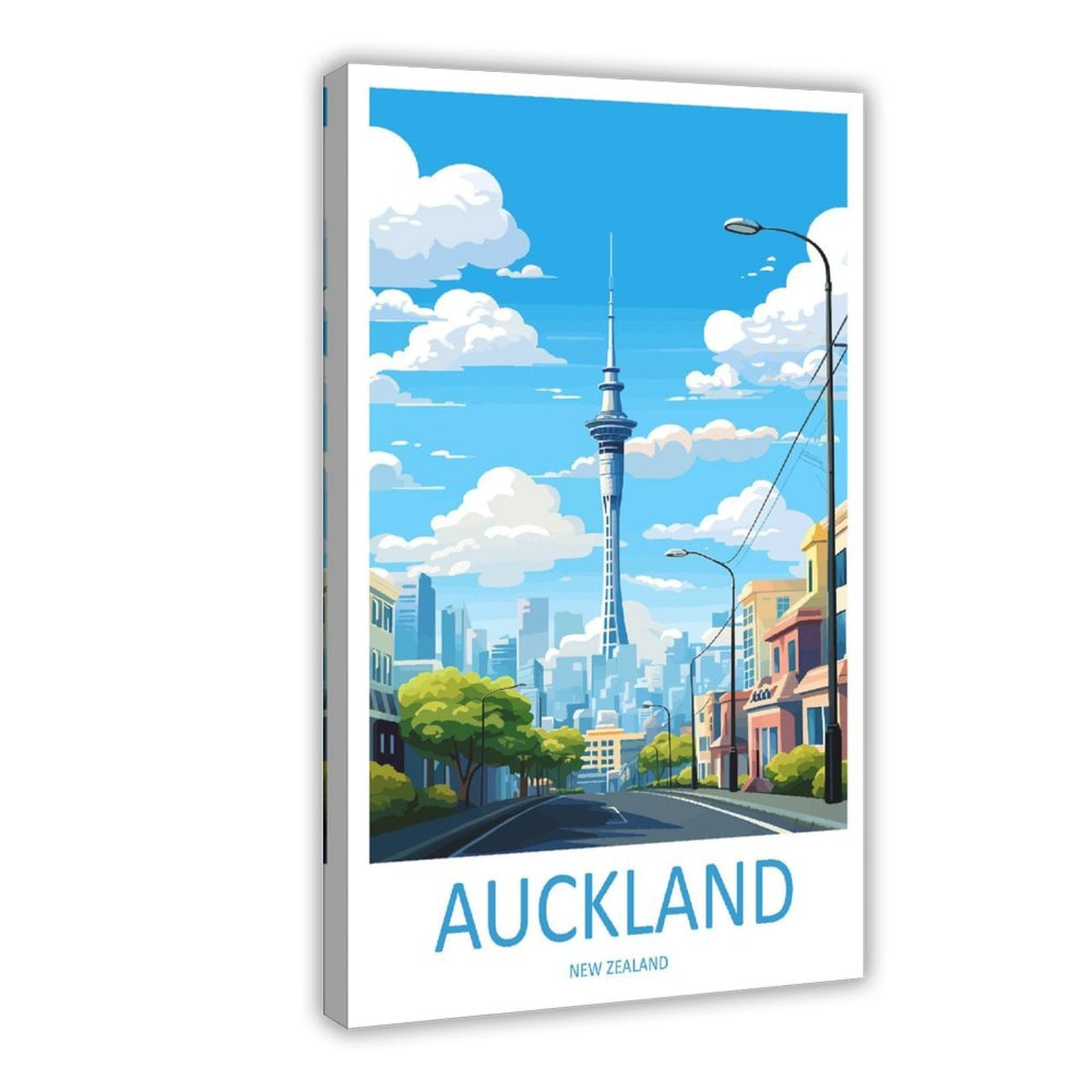 CFIOZYOS Auckland Travel Print Auckland Décor Auckland New Zealand Gift