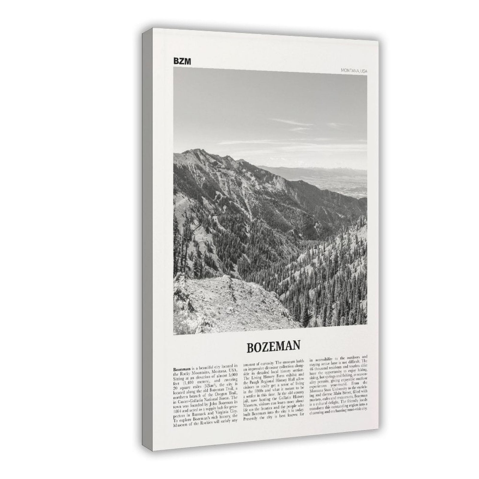 CFIOZYOS Bozeman Print Black And - CFIOZYOS Bozeman Print Black White Bozeman Wall Art Bozeman Poster Bozeman Photo Bozeman Map Montana USA United States Canvas Art Poster Wall Art Pic 06d48879 7aa6 47b5 A238 Aa434530c1b1.c9dbd57ce6efc18feb0324aa3bee9e45