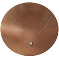 thumbnail image 1 of CFIOZYOS Diamond Necklace for Women Dainty Layered Cubic Zirconia Solitaire Pendant Necklace Gold Plated Waterdrop Shape Square Emerald Green CZ Simulated Diamond Bridesmaid Necklace, 1 of 13