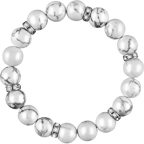 CFIOZYOS Healing Bracelet For Women Anxiety Crystal Bracelet Chakra Beaded Bracelets Rose Quartz Crystals And Healing Stones Yoga Bead Bracelet Calming Stretch Bracelet Stress Relief Gifts For Women