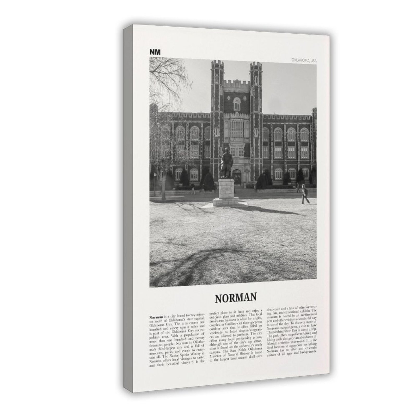 CFIOZYOS Norman Print Black And White Norman Wall Art Norman Poster cfiozyos-norman-print-black-and-white-norman-wall-art-norman-poster