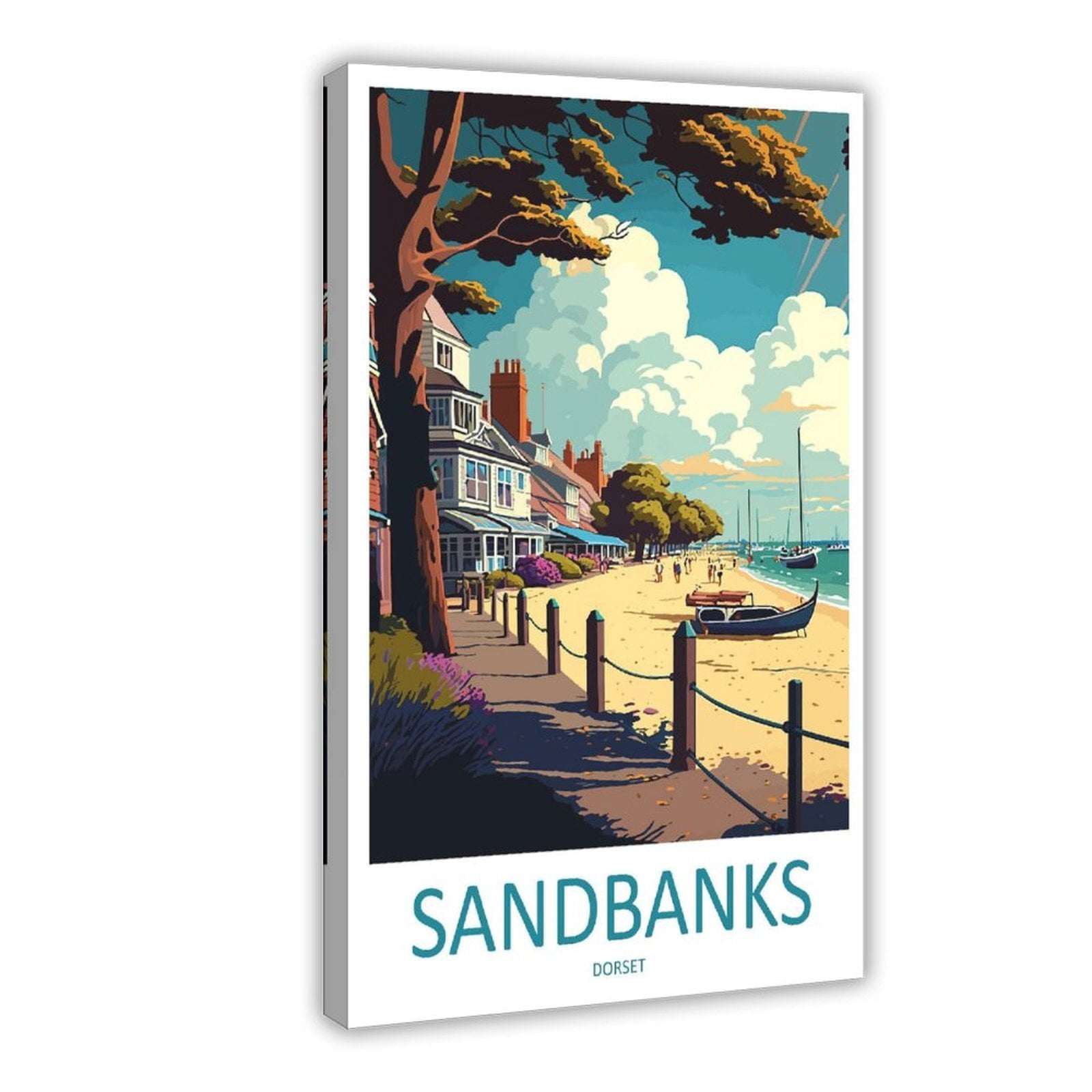 CFIOZYOS Sandbanks Travel Print Sandbanks Décor Sandbanks England Gift ...