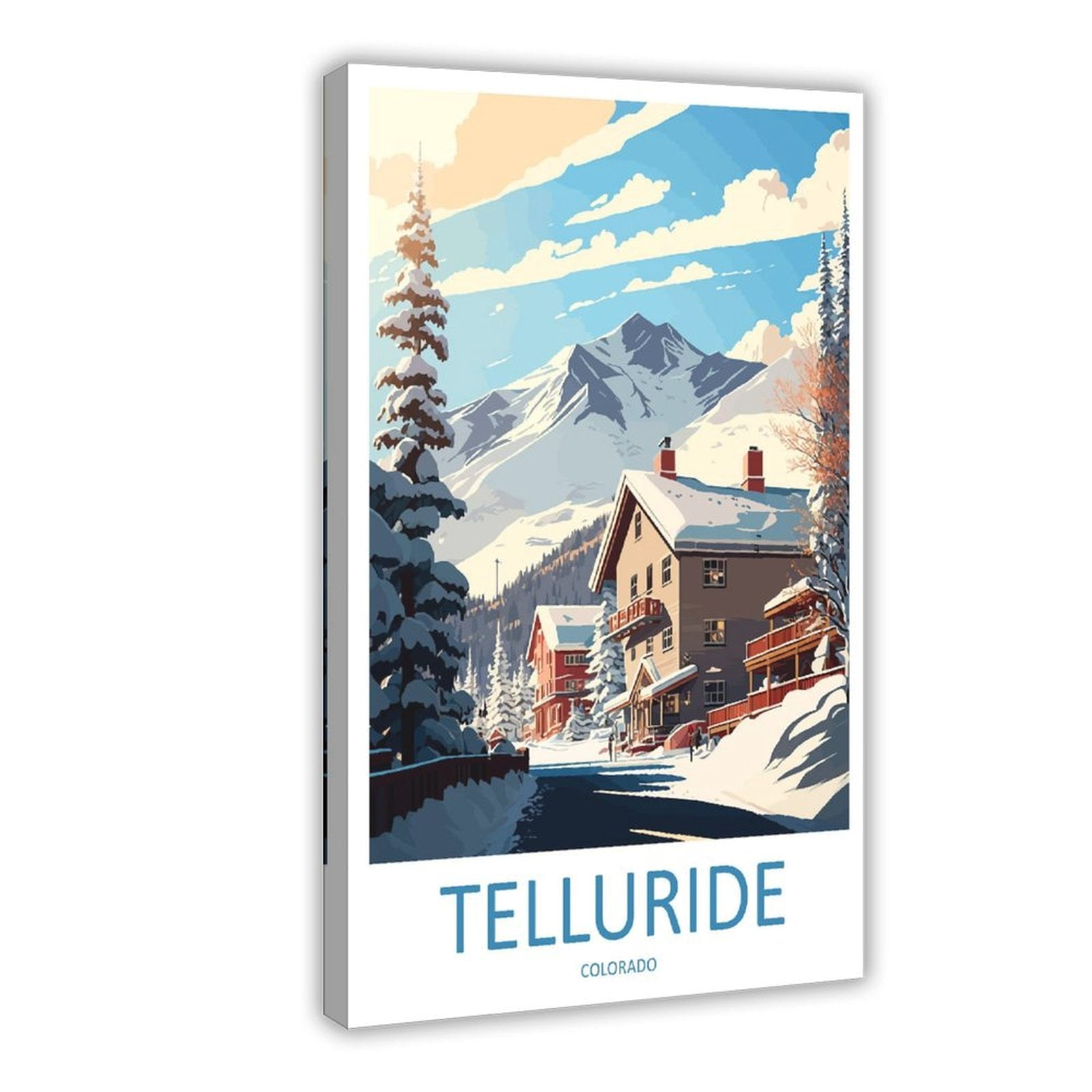 CFIOZYOS Telluride Travel Print Telluride Décor Telluride Ski Gift ...
