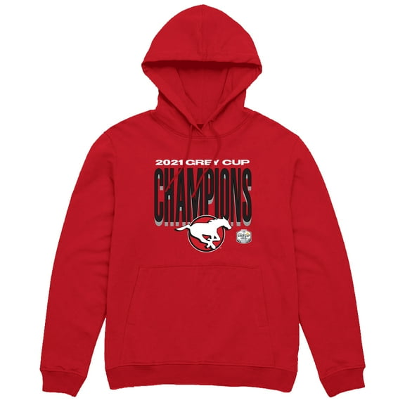 CFL Calgary Stampeders Grey Cup 2021 Champions Red Medium Hoodie