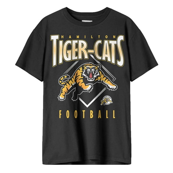 CFL Hamilton Tiger Cats Diamond Tiger Black Medium T-Shirt