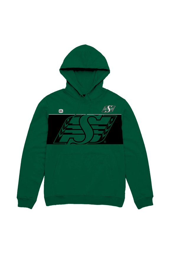 CFL Logo Strip Forest-Green Medium Hoodie