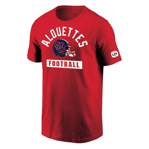 CFL Montreal Alouettes Helmet Red 2X-Large T-Shirt