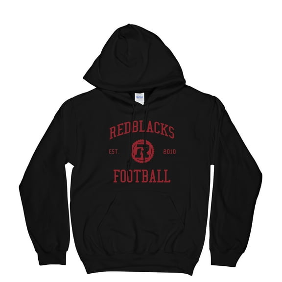 CFL Redblacks Football Black Medium Hoodie