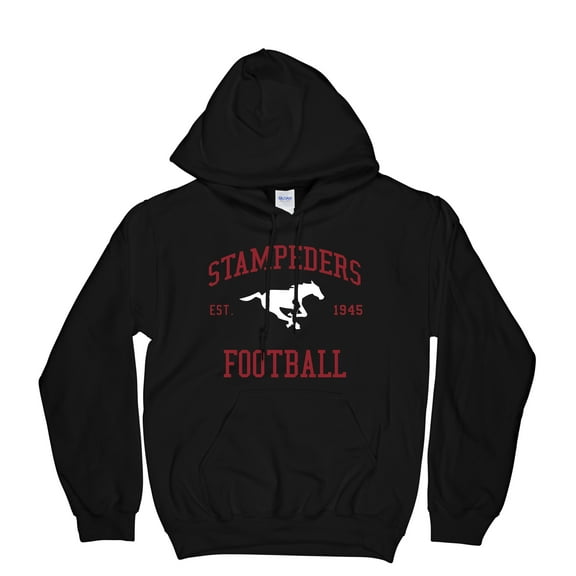 CFL Stampeders Football Black Large Hoodie