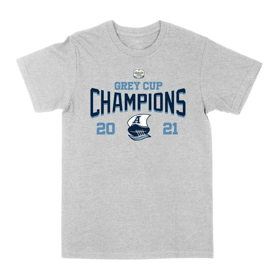 CFL Toronto Argonauts Toronto Argonauts Grey Cup 2021 Champions Sport-Grey 2X-Large T-Shirt