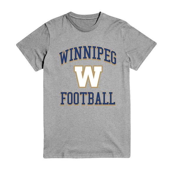 CFL Winnipeg Blue Bombers Football Sport-Grey Large T-Shirt