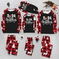 CFLVAEK 2024 Matching Family Christmas Pajamas Comfy Long Sleeve Shirts