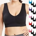 thumbnail image 1 of CFLVAEK 3 Pack Sports Bras for Women Plus Size High Impact Seamless Bra Comfort Full Figure Wireless Workout Gym Fitness Bralette 2025 XXXXL, 1 of 7